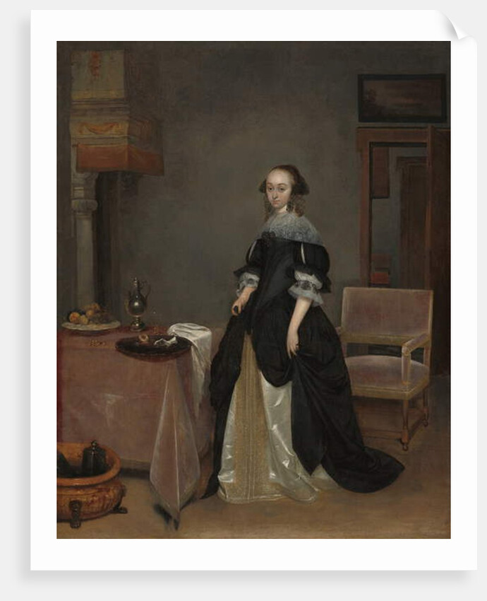 Maria van Suchtelen, c.1666 by Gerard ter Borch or Terborch