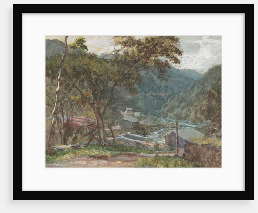 Entrance to Kauterskill Clove by John Frederick (after) Kensett