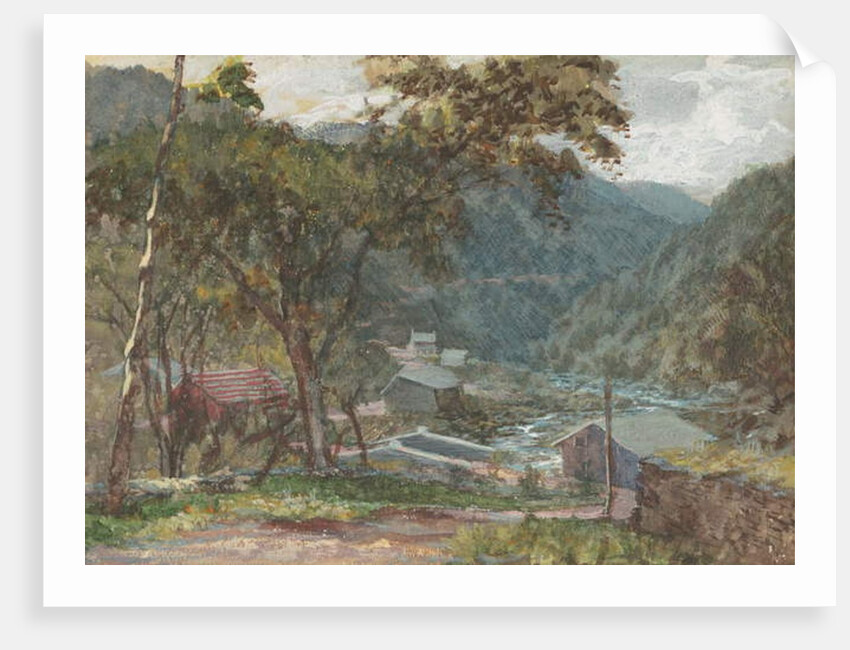 Entrance to Kauterskill Clove by John Frederick (after) Kensett