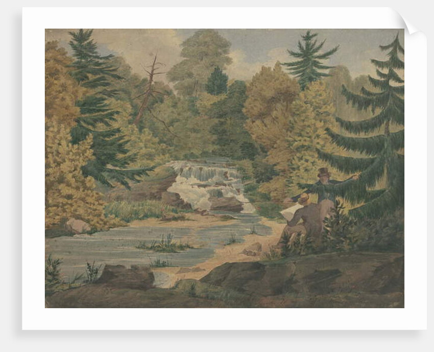 View of the Second Falls on the Sawkill River, c.1840 by John Rubens Smith