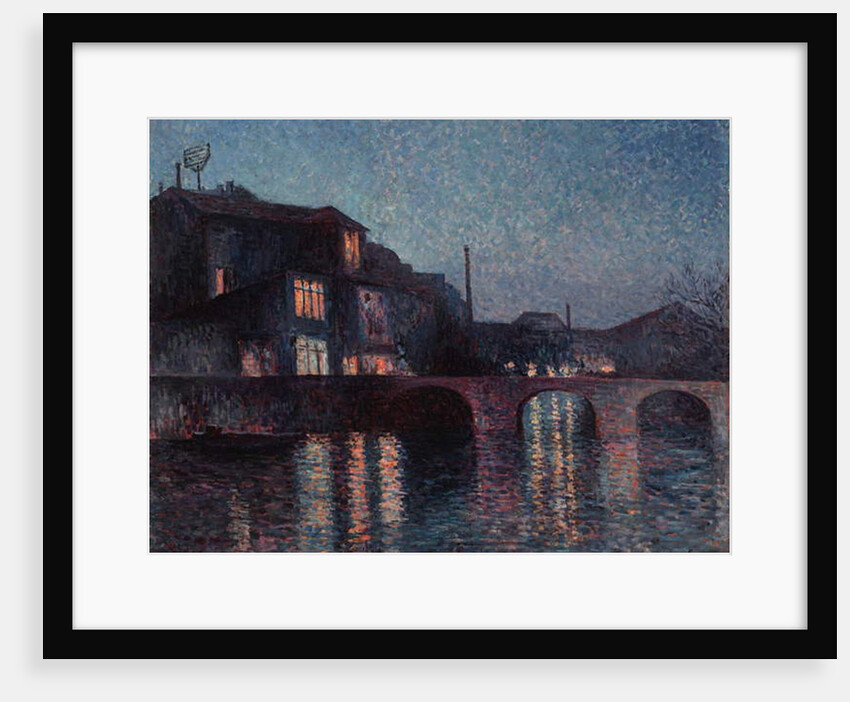 The River Sambre in Charleroi, 1896 by Maximilien Luce