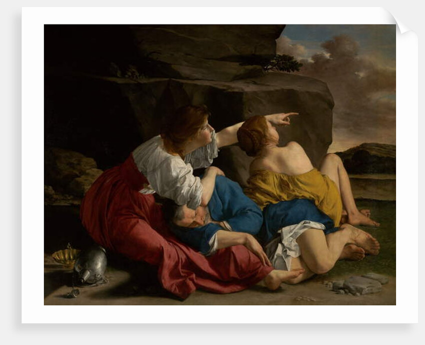 Lot and His Daughters, c.1622 by Orazio Gentileschi