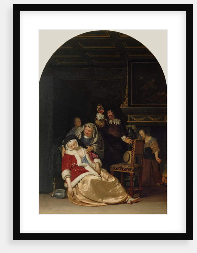 The Doctor's Visit, 1667 by Frans van Mieris