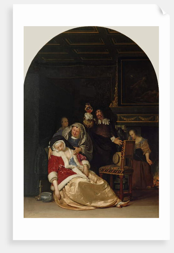 The Doctor's Visit, 1667 by Frans van Mieris