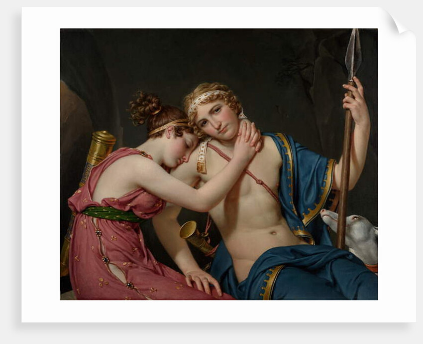 The Farewell of Telemachus and Eucharis, 1818 by Jacques Louis David