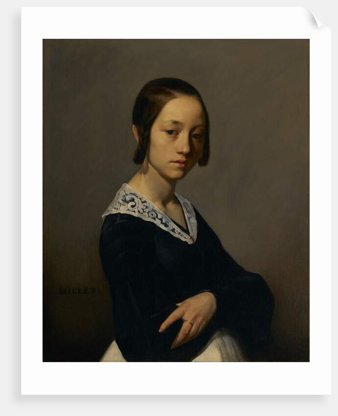 Portrait of Louise-Antoinette Feuardent, 1841 by Jean-Francois Millet