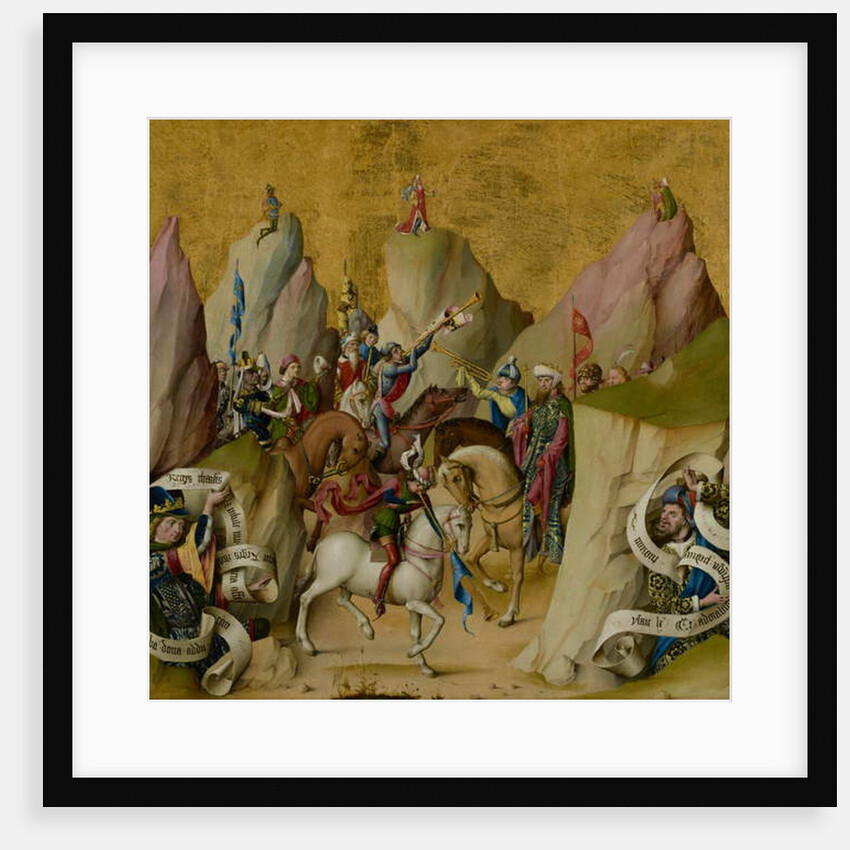 The Meeting of the Three Kings, with David and Isaiah, c.1475 by Master of St. Bartholemew