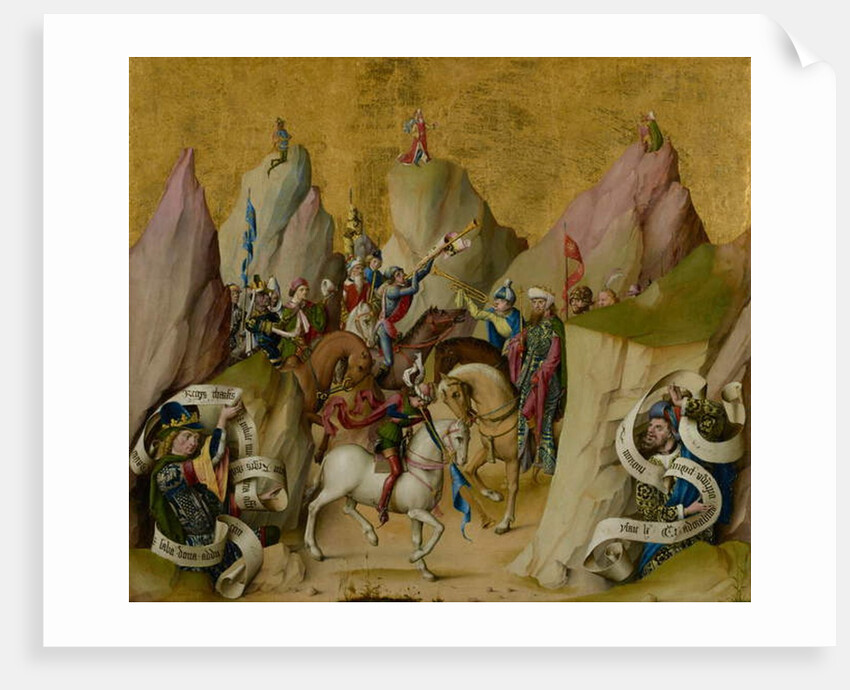 The Meeting of the Three Kings, with David and Isaiah, c.1475 by Master of St. Bartholemew