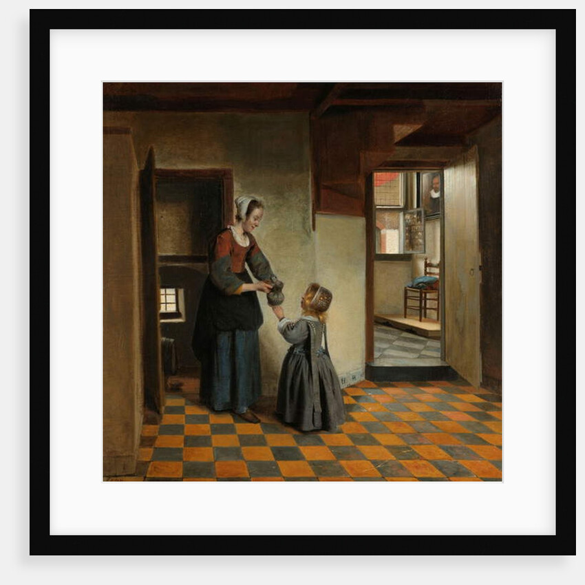 Woman with a Child in a Pantry, c.1656-60 by Pieter de Hooch