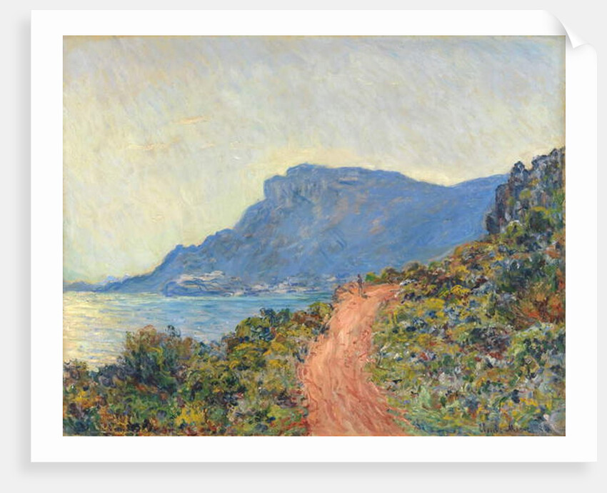 La Corniche near Monaco, 1884 by Claude Monet