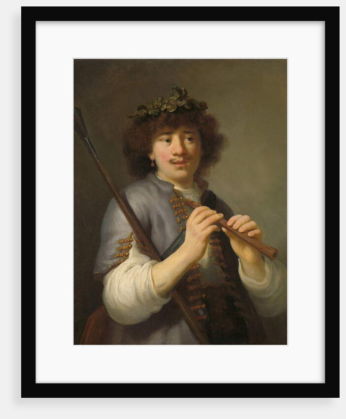 Rembrandt as Shepherd with Staff and Flute, 1636 by Govaert Flinck