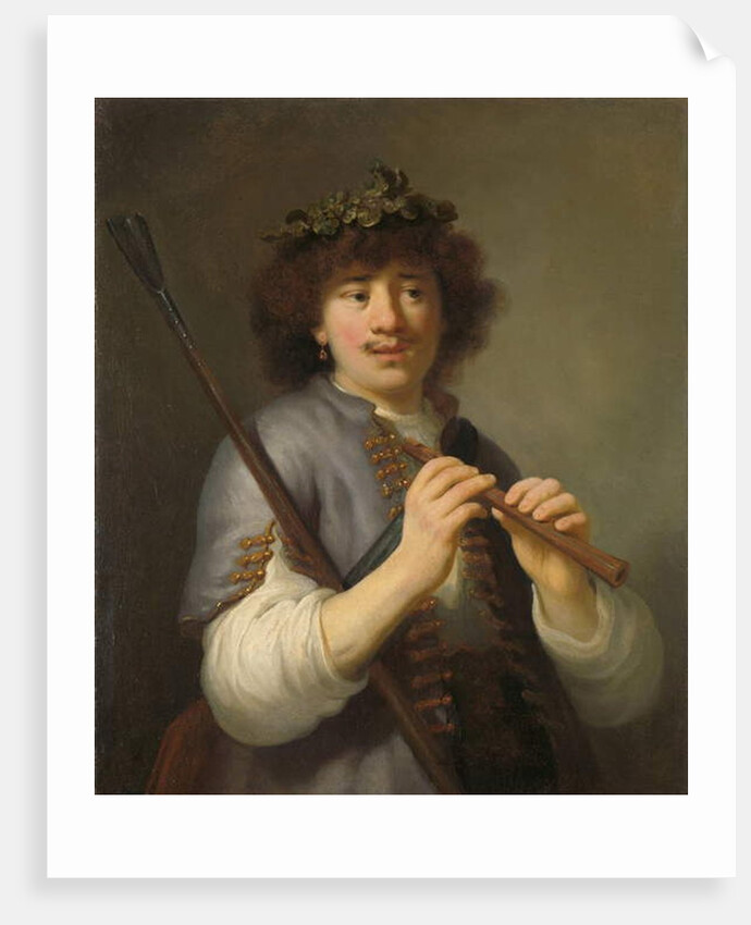 Rembrandt as Shepherd with Staff and Flute, 1636 by Govaert Flinck