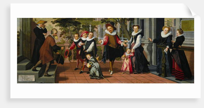 Rich Children, Poor Parents, 1599 by Aert Pietersz.