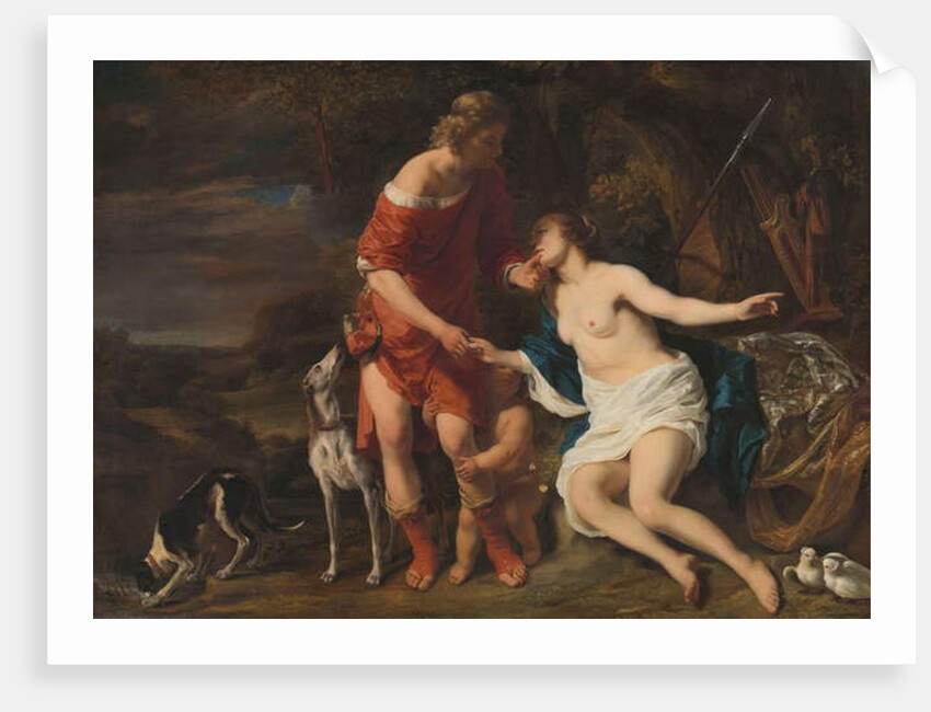 Venus and Adonis, 1657-60 by Ferdinand Bol
