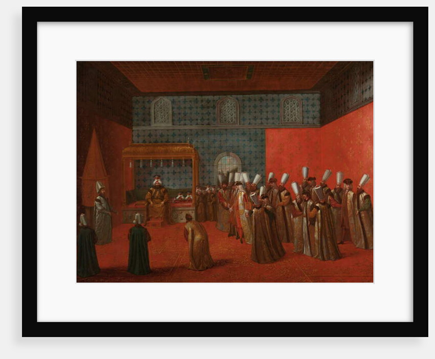 Ambassador Cornelis Calkoen at his Audience with Sultan Ahmed III, c.1727-30 by Jean Baptiste Vanmour