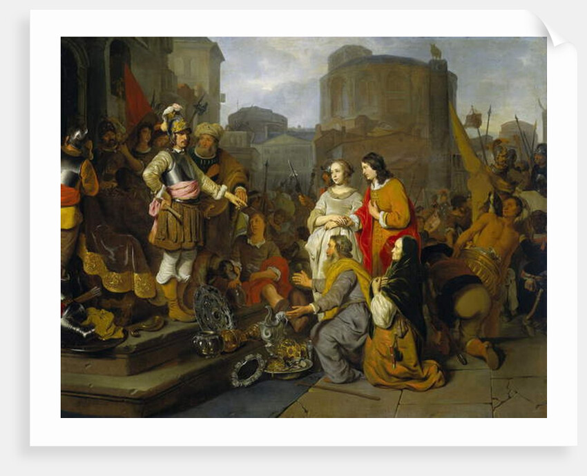 Continence of Scipio, 1650-55 by Gerbrandt van den Eeckhout