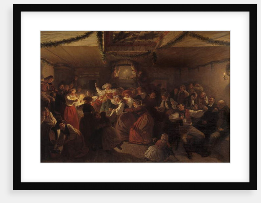 A Wedding Party from Vingåker, 1857 by Josef Wilhelm Wallander