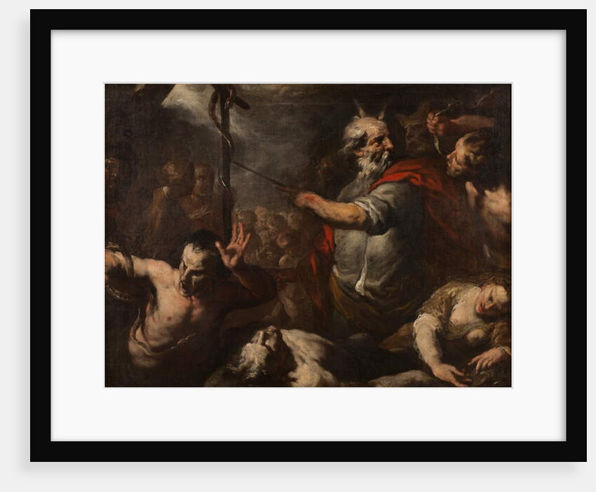 Moses and the Brazen Serpent by Italian School