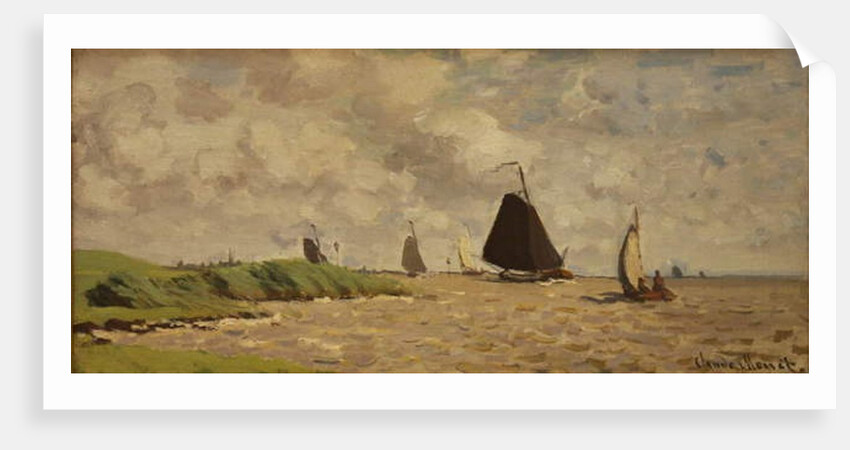 View from Voorzan, c.1871 by Claude Monet