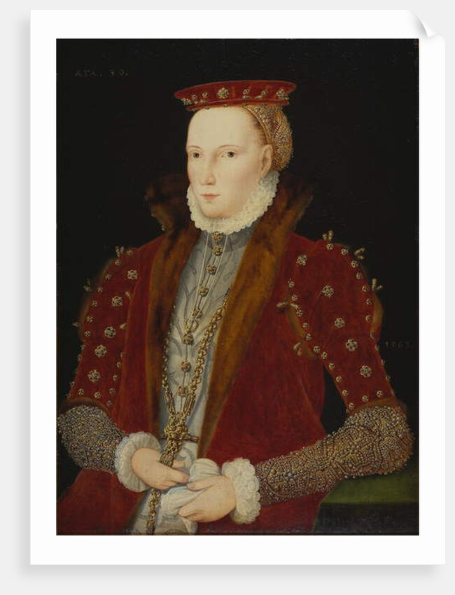 Portrait of a Lady, thought to be Queen Elizabeth I, 1563 by Unknown Artist