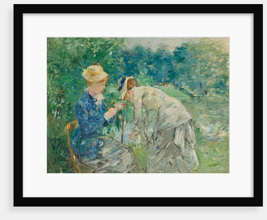 In the Bois de Boulogne, c.1875-9 by Berthe Morisot