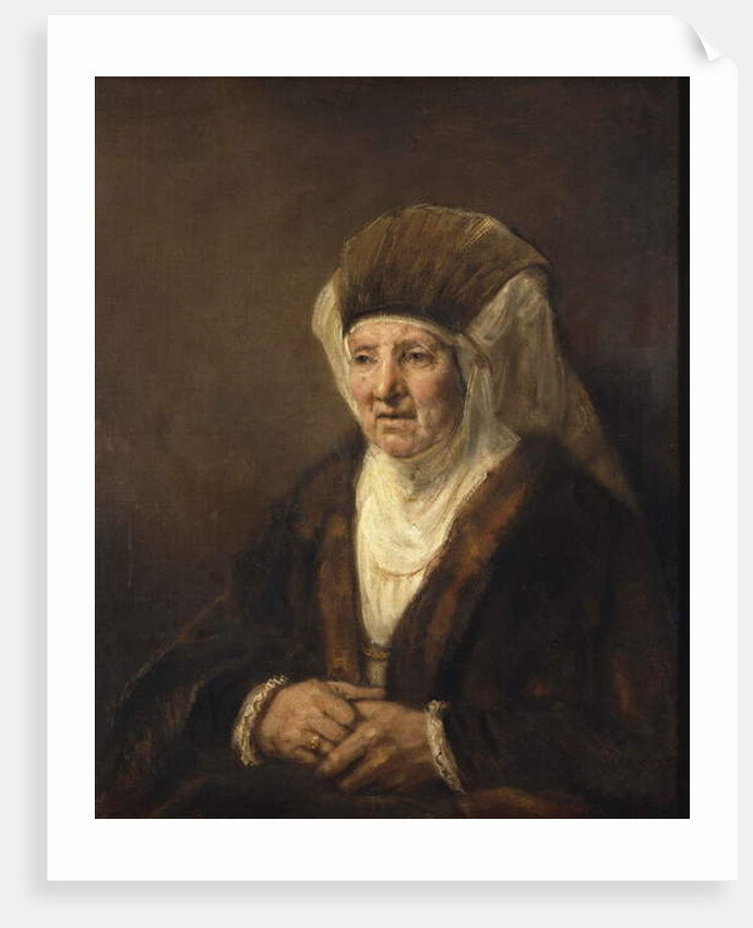 Portrait of an Old Woman, 1655 by Rembrandt Harmensz. van Rijn