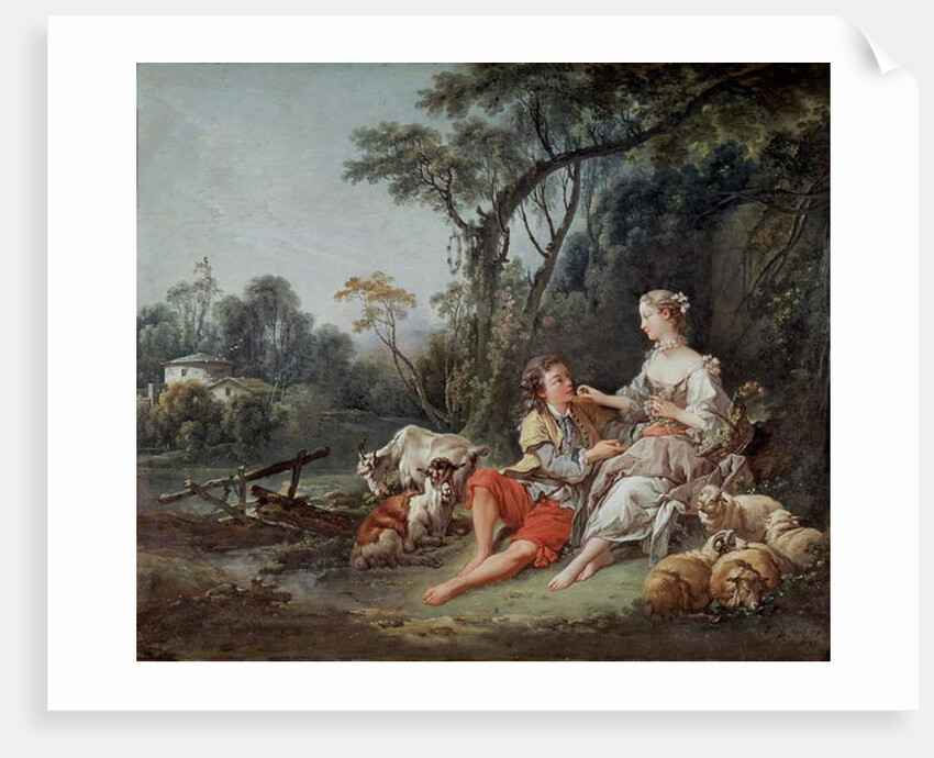 Pense-t-il aux raisins?, 1747 by Francois Boucher