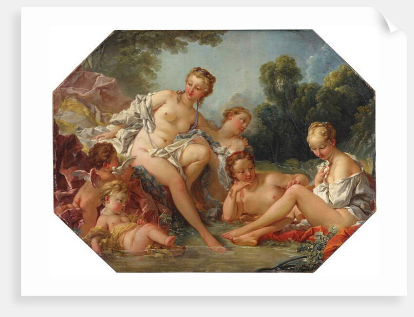 Venus in her Bath surrounded by Nymphs and Cupids, c.1740-50 by Francois Boucher