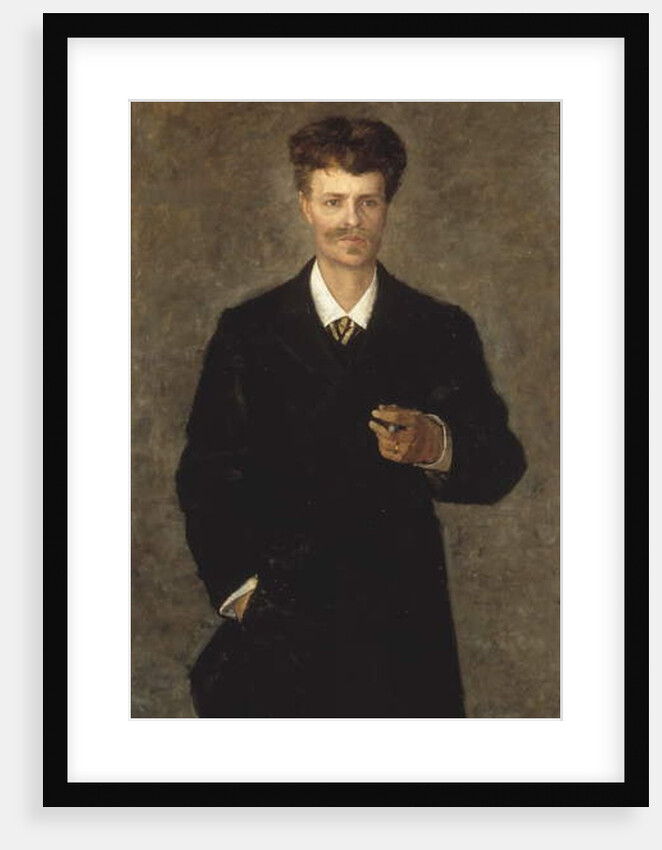 August Strindberg, 1885 by Sofie Holten