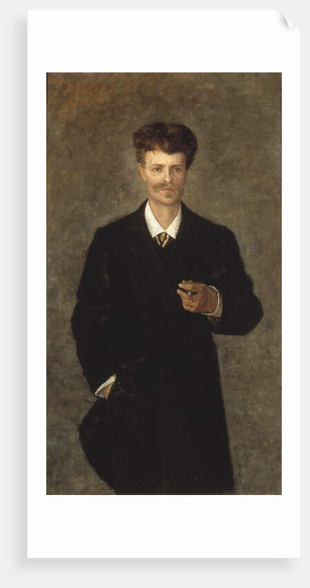 August Strindberg, 1885 by Sofie Holten