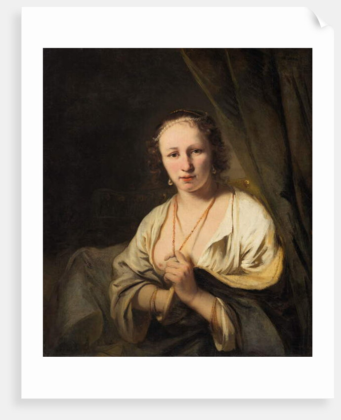 Woman with Pearls in her Hair, c.1653 by Ferdinand Bol
