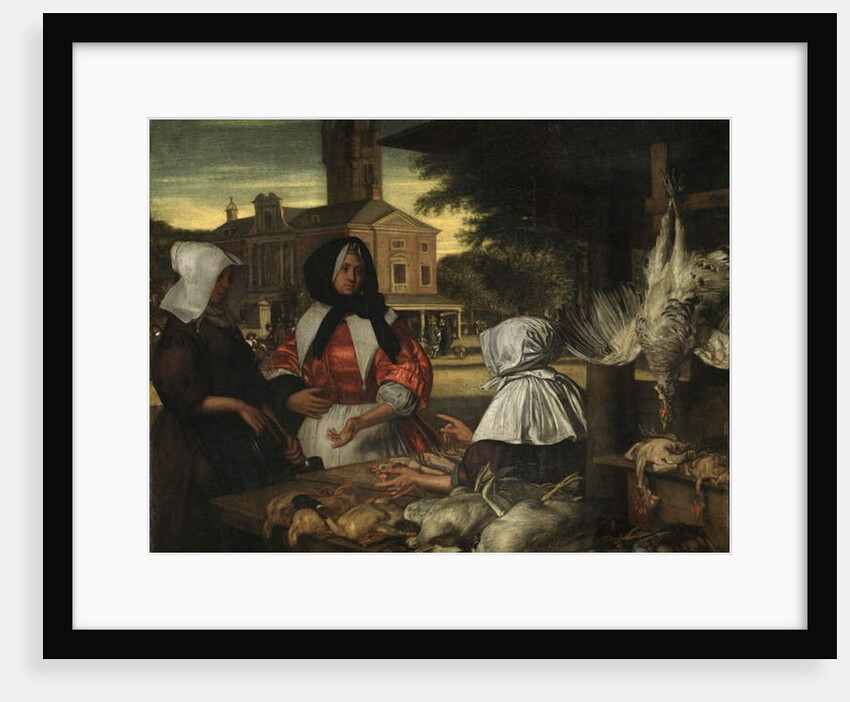 The Birdmarket, Amsterdam, c.1660-70 by Emanuel de Witte