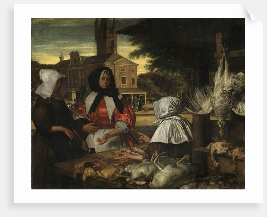 The Birdmarket, Amsterdam, c.1660-70 by Emanuel de Witte