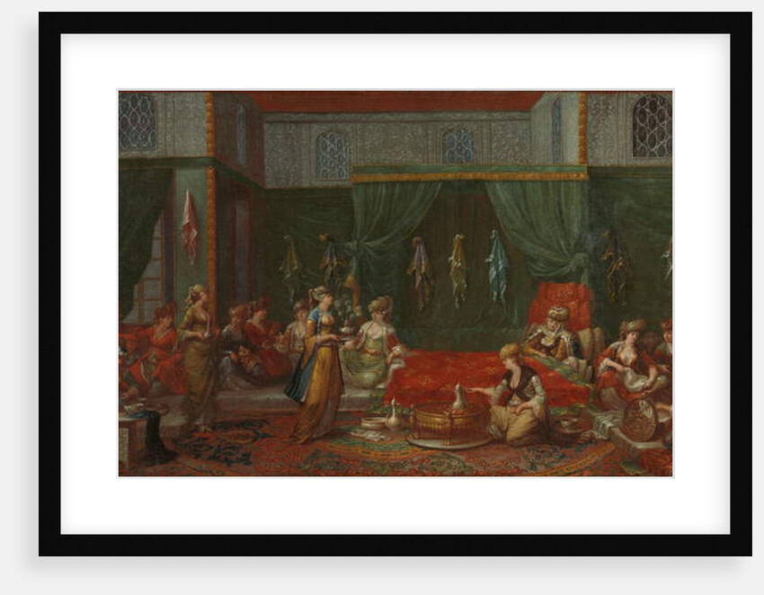Lying-in Room of a Distinguished Turkish Woman, c.1720-37 by Jean Baptiste Vanmour