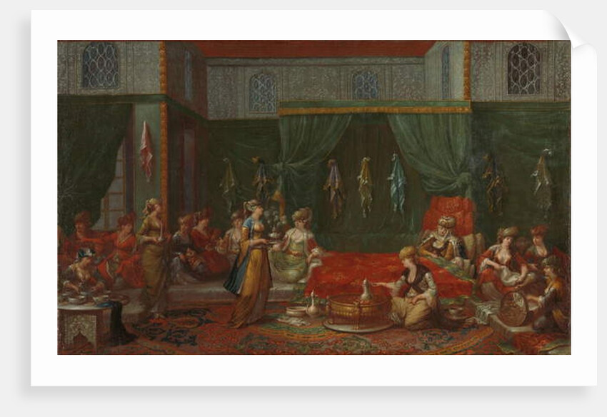 Lying-in Room of a Distinguished Turkish Woman, c.1720-37 by Jean Baptiste Vanmour