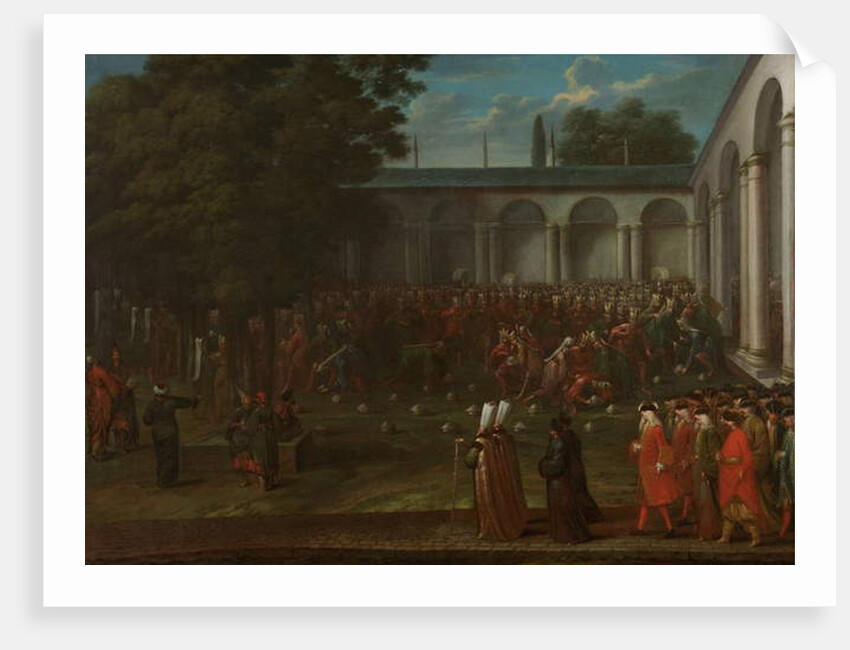 Cornelis Calkoen on his Way to his Audience with Sultan Ahmed III, c.1727-30 by Jean Baptiste Vanmour