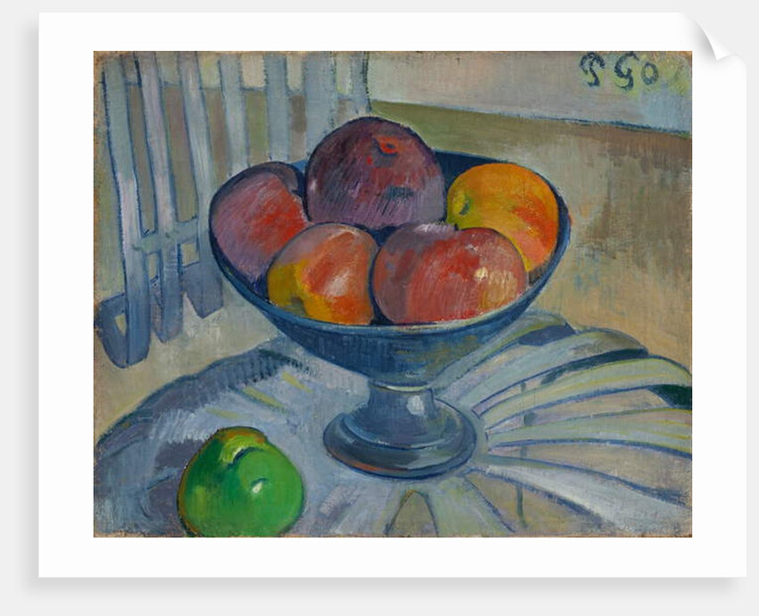 Fruit dish on a Garden Chair, c.1890 by Paul Gauguin