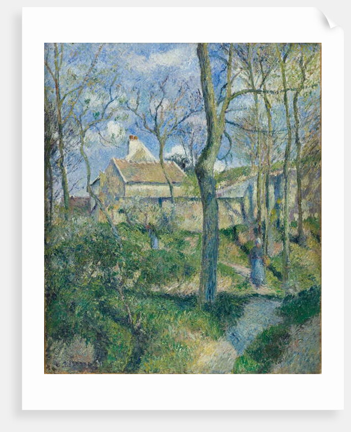 The Path to Les Pouilleux, Pontoise, 1881 by Camille Pissarro