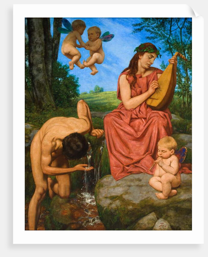 Die Quelle, 1895 by Hans Thoma