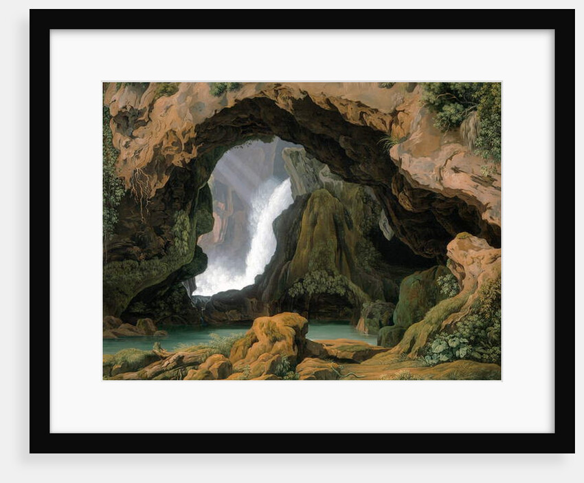 The Grotto of Neptune in Tivoli, 1812 by Johann Martin von Rohden