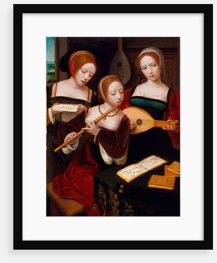 Three Musicians, c.1530 by Master of the Female Half Lengths