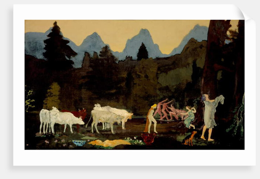 Pastoral Dells and Peaks, c.1908-11 by Arthur Bowen Davies