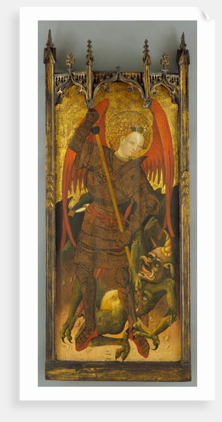 Saint Michael fighting the Dragon, c.1400 by Andres Marcal de Sas