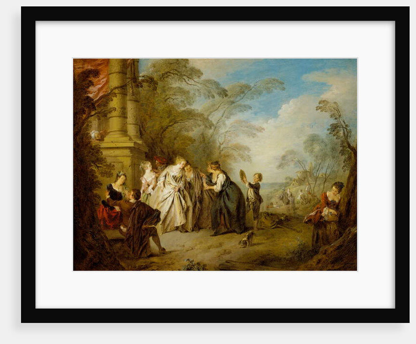 The Fortune Teller, 1731 by Jean-Baptiste Joseph Pater