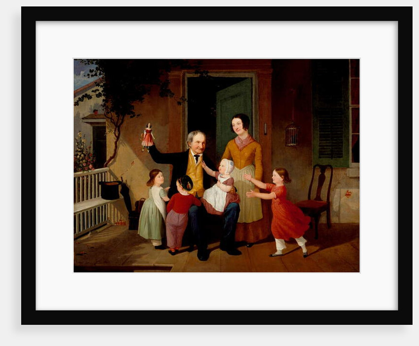 A Visit from Grandfather, c.1850 by James Goodwin Clonney