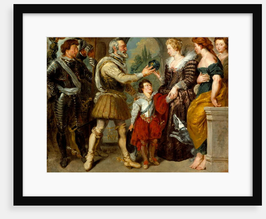 Henri IV of France conferring the Regency upon Marie de'Medici, c.1830-4 by Ferdinand Victor Eugene Delacroix