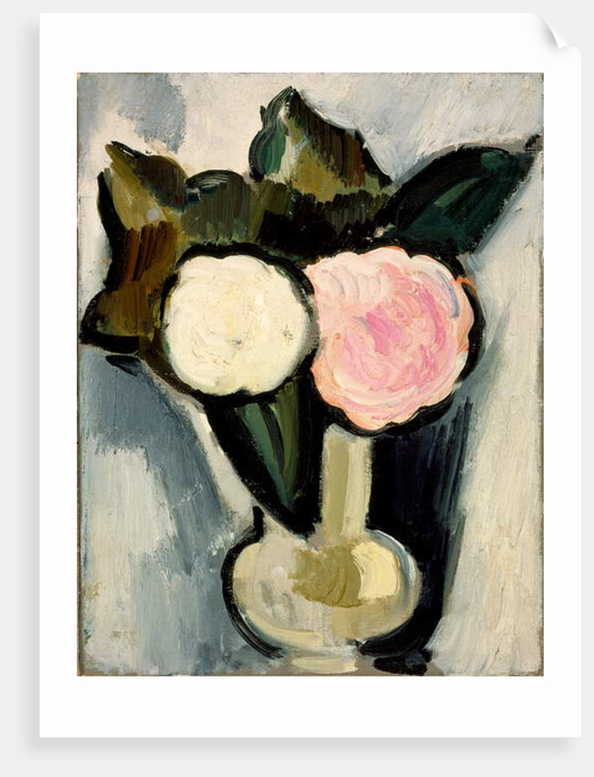 Pink and White Flowers in a Vase, c.1929 by Marsden Hartley