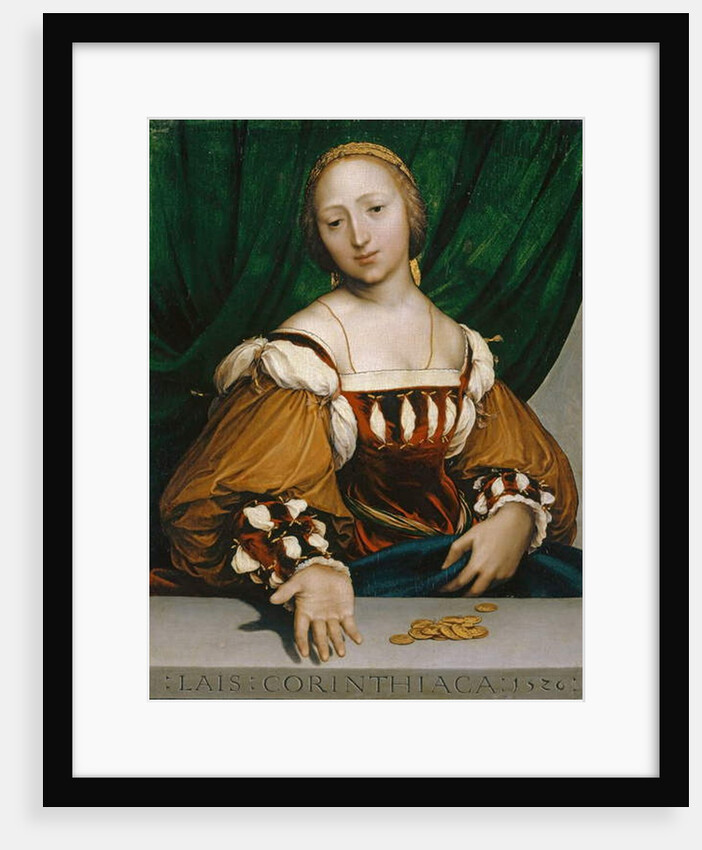Laïs of Corinth, 1526 by Hans Holbein the Younger