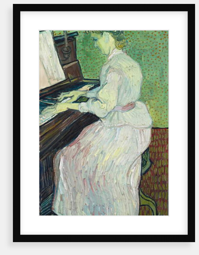 Marguerite Gachet at the Piano, 1890 by Vincent van Gogh