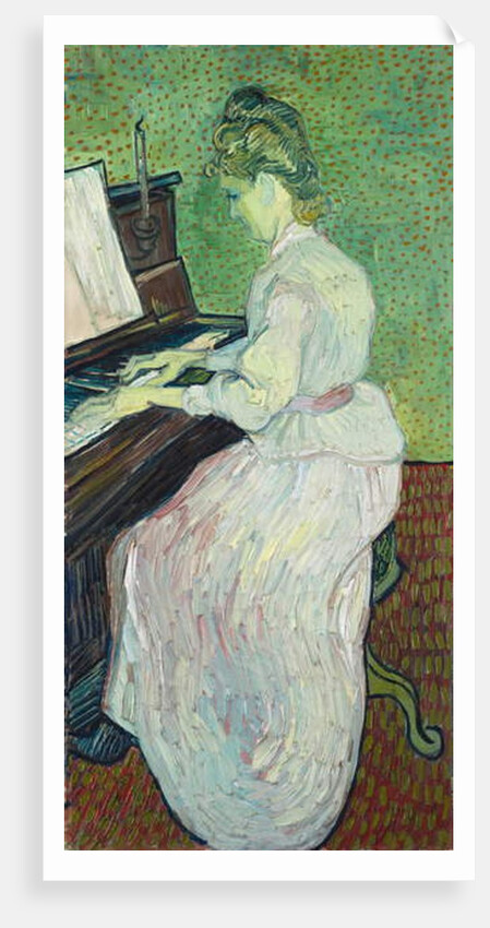 Marguerite Gachet at the Piano, 1890 by Vincent van Gogh
